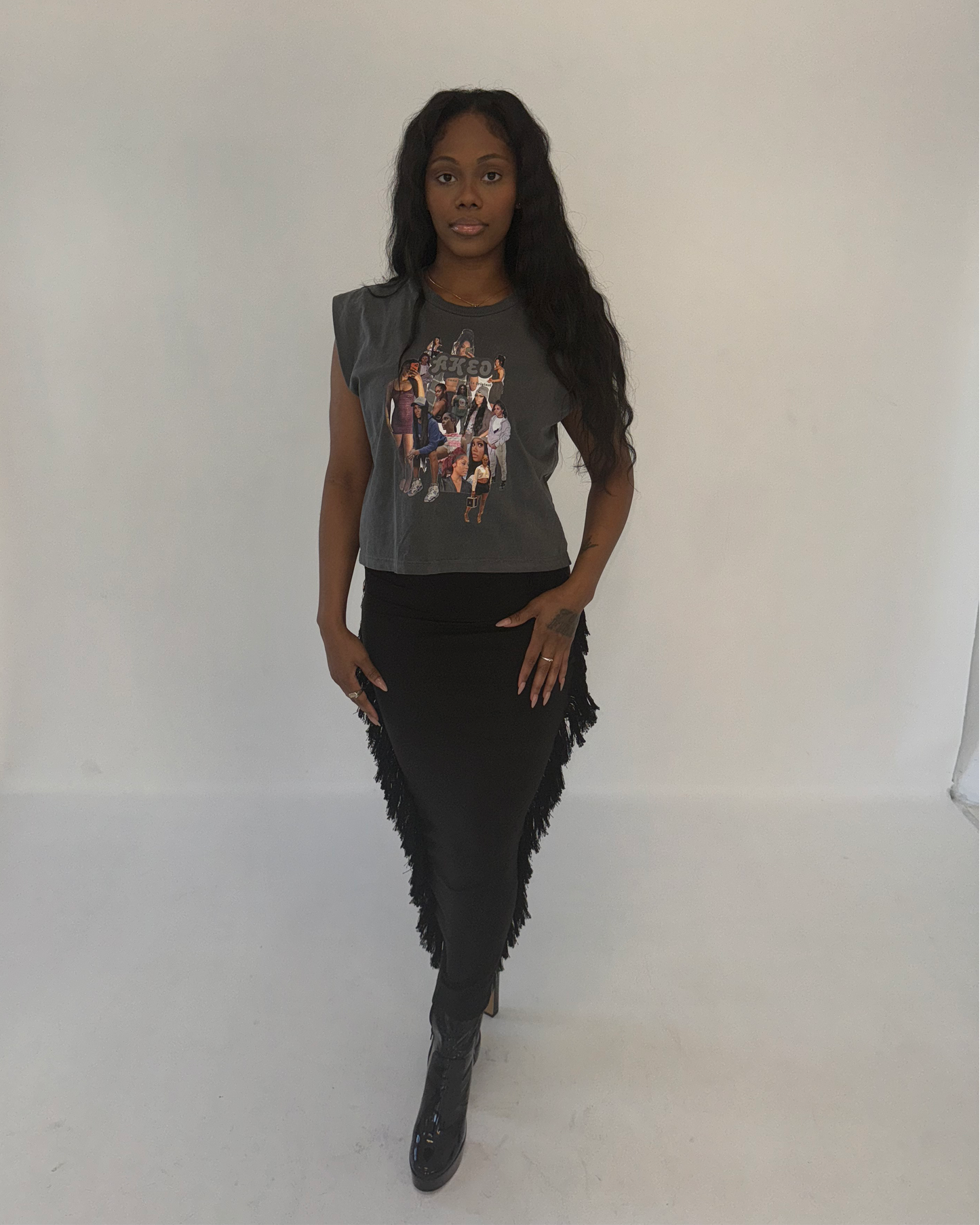 Black Paper Mâché Muscle